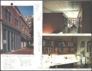 Architecture notebook ##: Jones &amp; Herrin, Architects Office, at 104 S. Jefferson St., Huntsville, Alabama.