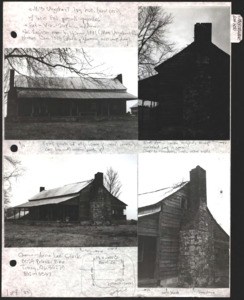 Architecture notebook 7: Urguhart Log House, Toney, Ala.