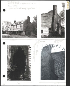 Architecture notebook 9: Clopton House, on Homer Nance Rd. in Madison County, Ala.