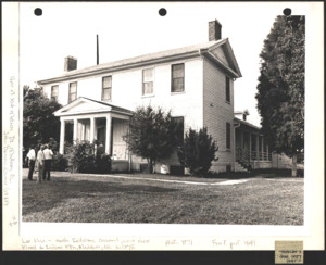 Architecture notebook 23: Lee House, in Madison, Alabama.