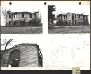 Architecture notebook 19: Wiley Thompson House, or Lowe House, at 483 Jack Thomas Rd., Toney, Alabama.