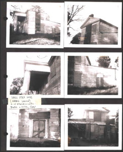 Architecture notebook 20: Green Lawn, or the Otey House, south of Meridianville, Alabama.