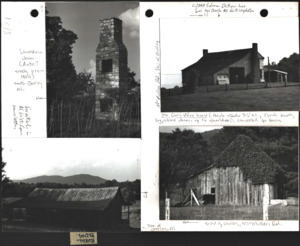 Architecture notebook 34: Rural Buildings, in Gurley, Alabama, Big Cove, Alabama, Jeff, Alabama, Chase, Alabama, and Athens, Alabama.