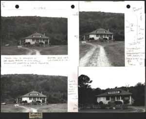 Architecture notebook 48: "Killarney", or the Boganshott House, in Gurley, Alabama.