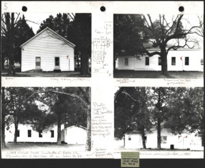 Architecture notebook 57: Walnut Grove Cumberland Presbyterian Church, at 729 Cedar Point Road, New Hope, Alabama.