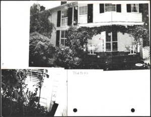 Architecture notebook 57: Zietler-McCrary House, at 4845 High St., Mooresville, Alabama.
