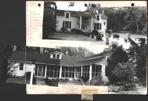 Architecture notebook 17: Lyle Residence, northeast of Decatur, Alabama.