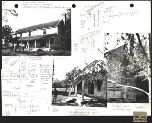 Architecture notebook 48: Peck House, in Cole Springs, Alabama.
