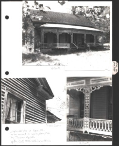 Architecture notebook 1: House at Epes, Ala.