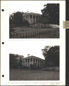 Architecture notebook 22: Dearing-Swain House, in Tuscaloosa, Alabama.