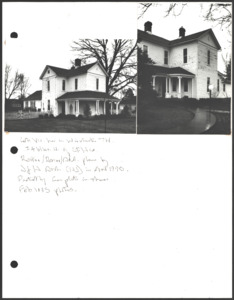 Architecture notebook ##: House in Winchester, Tennessee.