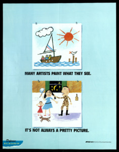 "Many artists paint what they see.  It's not always a pretty picture."
