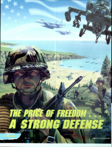 "The price of freedom...A strong defense"
