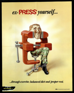 "ex-PRESS yourself...through exercise, balanced diet and proper rest."