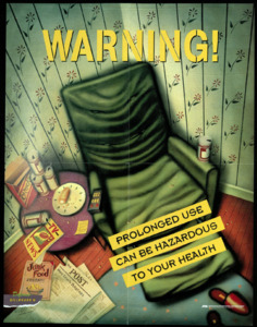 "Warning!; Prolonged Use Can Be Dangerous To Your Health"