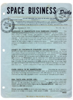 <i>Space Business Daily</i>, November 9, 1965.