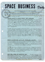 <i>Space Business Daily</i>, November 16, 1965.