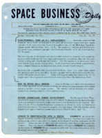 <i>Space Business Daily</i>, December 10, 1965.