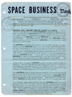 <i>Space Business Daily</i>, December 22, 1965.