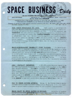 <i>Space Business Daily</i>, January 4, 1966.