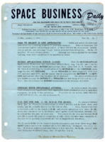 <i>Space Business Daily</i>, January 7, 1966.