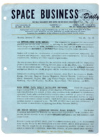 <i>Space Business Daily</i>, January 17, 1966.