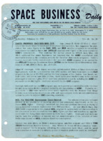 <i>Space Business Daily</i>, February 23, 1966.