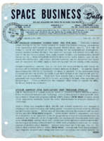 <i>Space Business Daily</i>, February 25, 1966.