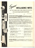 <i>Space Intelligence Notes</i>, January 1, 1961.
