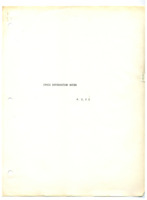 <i>Space Intelligence Notes</i>, April 1961.