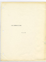 <i>Space Intelligence Notes</i>, November 1961.