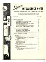 <i>Space Intelligence Notes</i>, April 1963.