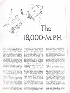 Skylab Articles: "The 18,000-M.P.H." and "Spinnaker."