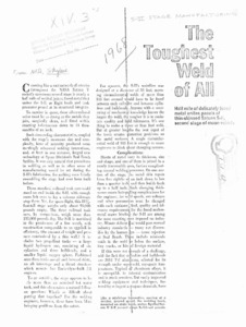 "The toughest weld of all" S-II stage manufacturing.