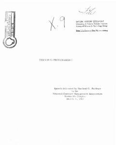"Trends in procurement" by Garland Buckner.