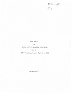 Film script for Saturn C-1/C-1B quarterly film report no. 13 (covering July, August, September, 1962).