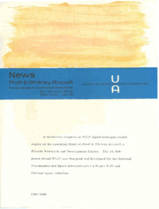 "Technician inspects an RL10 liquid hydrogen engine."