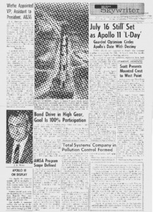 "July 16th still set as Apollo 11's 'L-Day.'"