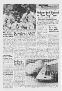 "Welcome back planned for 'Gum drop' crew."