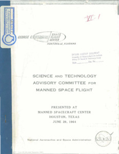 "Science and technology advisory committee for manned space flight."