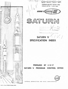 "Saturn V specification index."