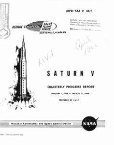 "Saturn V quarterly progress report : January - March."