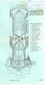 "Saturn S-IC booster : schematic."