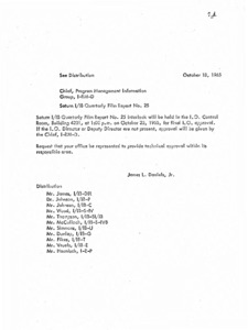 "Saturn I/IB quarterly film report no. 25."