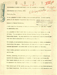 "Saturn IB : presentation to Little Rock Group."