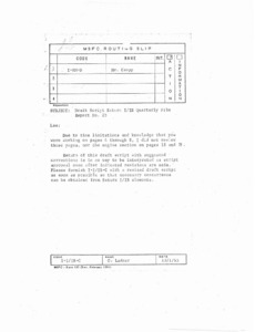 "Draft script Saturn I/IB quarterly film report no. 25."