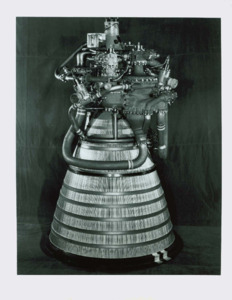 "Pratt &amp; Whitney Aircraft RL10 liquid hydrogen rocket engine."
