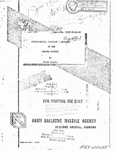 Preservation, shipment &amp; recovery of the Saturn booster.