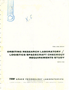 "Orbiting research laboratory/logistics spacecraft checkout requirements study."