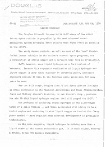 "News release : Liquid Hydrogen."